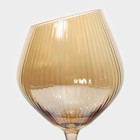 Бокалы для вина Magistro «Иллюзия», 550 мл, 10×24 см, набор 6 шт., стекло, золотые - Фото 8