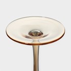 Бокалы для вина Magistro «Иллюзия», 550 мл, 10×24 см, набор 6 шт., стекло, золотые - Фото 10