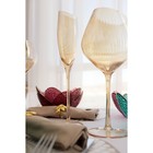 Бокалы для шампанского Magistro «Иллюзия», 180 мл, 5.5×27.5 см, набор 2 шт., стекло, золотые - Фото 10