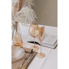 Набор бокалов из стекла для шампанского Magistro «Иллюзия», 180 мл, 5,5×27,5 см, 6 шт, цвет золотой - Фото 8