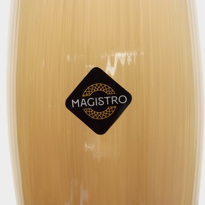 Бокалы для шампанского Magistro «Иллюзия», 180 мл, 5.5×27.5 см, набор 6 шт., стекло, золотые