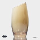 Набор стаканов стеклянных Magistro «Иллюзия», 475 мл, 8×15 см, 6 шт, цвет золотой - Фото 2
