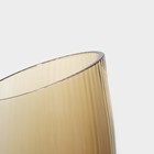 Набор стаканов стеклянных Magistro «Иллюзия», 475 мл, 8×15 см, 6 шт, цвет золотой - Фото 3