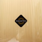 Набор стаканов стеклянных Magistro «Иллюзия», 475 мл, 8×15 см, 6 шт, цвет золотой - Фото 5