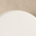 Контейнер для мусора настольный Idiland Velvet, 1 л, d=13 см, h=15.5 см, пластик, светло-серый - Фото 4