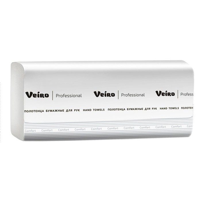 Полотенца Veiro Professional Lite для рук V-сложение, 250 листов - Фото 1