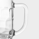 Пивная кружка «Альтон», 500 мл, стекло, прозрачная - Фото 2