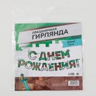 Гирлянда на ленте «С днем Рождения», для мальчика, длина 250 см - Фото 5