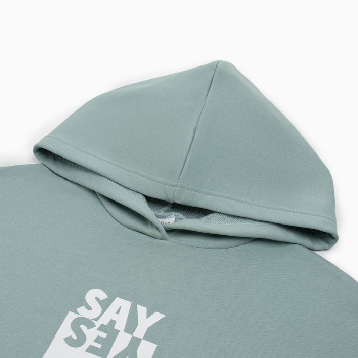 Худи женское MINAKU: Casual Collection цвет мятный размер 50-52 59934