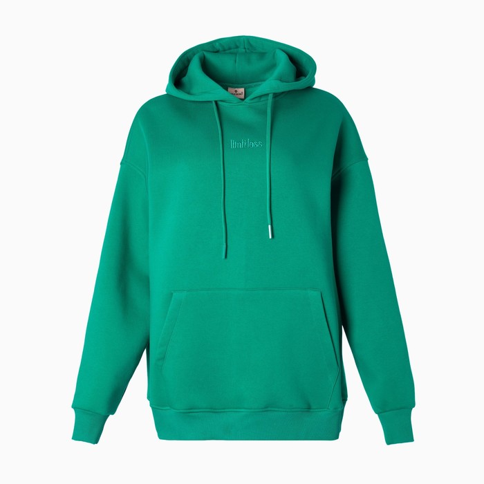 Толстовка  женский НАЧЁС, цвет тёмно-зелёный, размер ONE SIZE (42-46) 59937