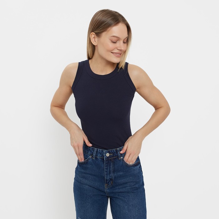 Джинсы женские, цвет тёмно-синий, размер 42 (48) 59940