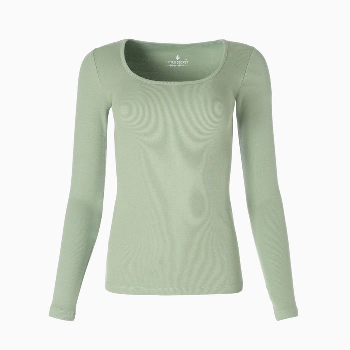 Лонгслив женский, цвет зелёный, размер S (42) 59946