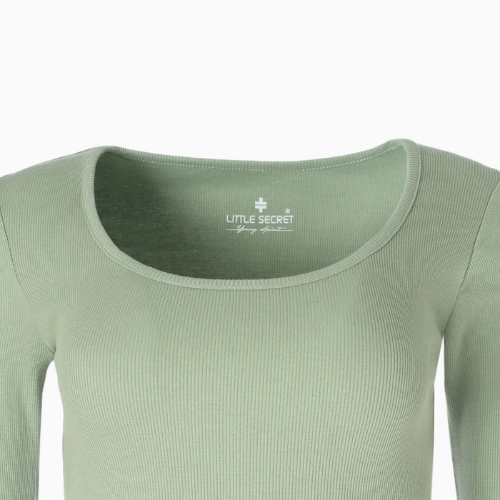 Лонгслив женский, цвет зелёный, размер S (42) 59946
