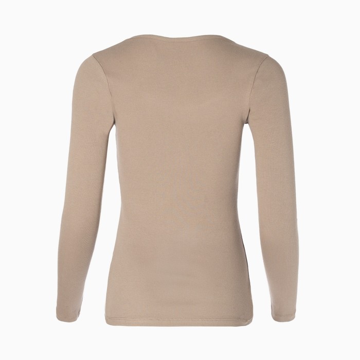 Лонгслив женский, цвет коричневый, размер L (46) 59949