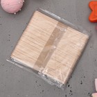 Палочки для мороженого деревянные «С любовью», набор 50 шт, 11.4 х 1 см - фото 4369685