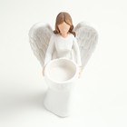 Сувенир полистоун подсвечник "Безликий ангел" 9х10х19 см - Фото 5