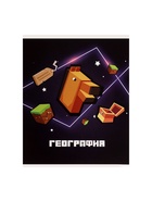 Предметная тетрадь по географии Calligrata «Пиксели», 36 листов, в клетку, со справочным материалом, обложка из мелованного картона - Фото 4