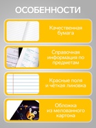 Предметная тетрадь по литературе Calligrata «Пиксели», 36 листов, в линейку, со справочным материалом, обложка из мелованного картона - Фото 2