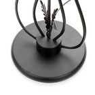 Торшер "Колокольчик" 5хE27 15Вт черный 51х28х160 см 9403633