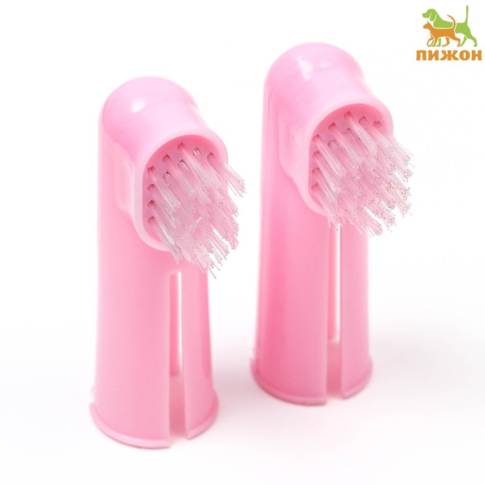 Набор из 2 зубных щёток-напальчников - Фото 1