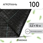 Агроткань застилочная, с разметкой, 10 × 3,2 м, плотность 100 г/м², полипропилен, Greengo, Эконом 50% - Фото 1