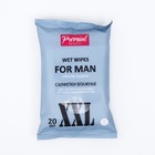 Салфетки влажные Premial, для интимной гигиены, мужские, 20 шт - фото 10205277