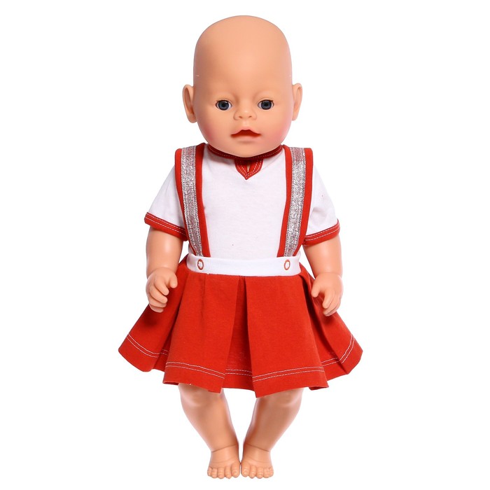 Одежда для кукол «Кофточка с сарафаном» - Фото 1