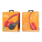 Наушники Borofone BO5 Star sound, накладные, микрофон, Jack 3.5 мм, кабель 1.2 м, красные 9088653 - фото 16104702