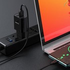 Сетевое зарядное устройство Borofone BA53A, 2xUSB, 2.1 А, чёрное - Фото 3