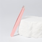 Пинцет скошенный, широкий, 9.5 см, розовый - Фото 3