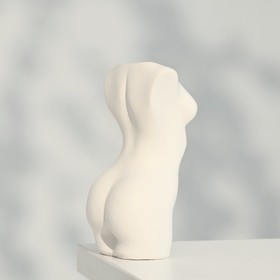 Ваза для цветов «Женское тело», белая, 14 х 6.5 см.