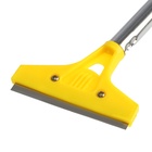 Скребок ТУНДРА, фиксированное лезвие 100 мм, металлическая обрезиненная рукоятка 500 мм - Фото 3