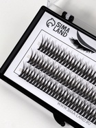 Набор накладных ресниц «Ласточкин хвост», пучки, 12 мм, толщина 0.1 мм, изгиб С, 12 D - Фото 3