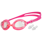 Очки для плавания детские ONLYTOP, беруши, цвет розовый - фото 3888551