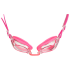 Очки для плавания детские ONLYTOP, беруши, цвет розовый - фото 3888552