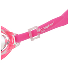 Очки для плавания детские ONLYTOP, беруши, цвет розовый - фото 3888553