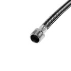 Подводка гибкая для воды ZEIN, фибро-нейлон, 1/2", гайка-штуцер, 30 см, черная 9103419