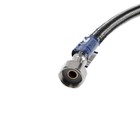 Подводка гибкая для воды ZEIN, фибро-нейлон, 1/2", гайка-гайка, 40 см, черная 9103428