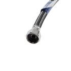 Подводка гибкая для воды ZEIN, фибро-нейлон, 1/2", гайка-гайка, 50 см, черная 9103429