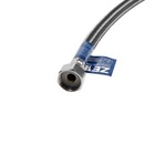 Подводка гибкая для воды ZEIN, фибро-нейлон, 1/2", гайка-гайка, 60 см, черная 9103430