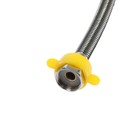 Подводка гибкая для воды ZEIN, фибро-нейлон, 1/2", гайка-гайка, 60 см, черная 9103430