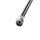 Подводка гибкая для воды ZEIN, фибро-нейлон, 1/2", гайка-гайка, 150 см, черная - фото 23563902