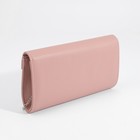 Сумка-клатч на клапане, цвет пудра - фото 21982453