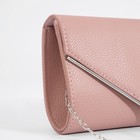 Сумка-клатч на клапане, цвет пудра - фото 21982456