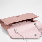 Сумка-клатч на клапане, цвет пудра - фото 21982457