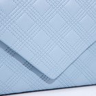 Сумка-клатч на клапане, цвет голубой - фото 21982616