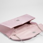 Сумка-клатч на магните, цвет розовый - Фото 6