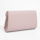 Сумка-клатч на клапане, цвет бежево-розовый - фото 21982747
