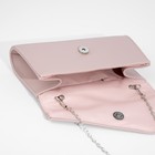 Сумка-клатч на клапане, цвет бежево-розовый - фото 21982751