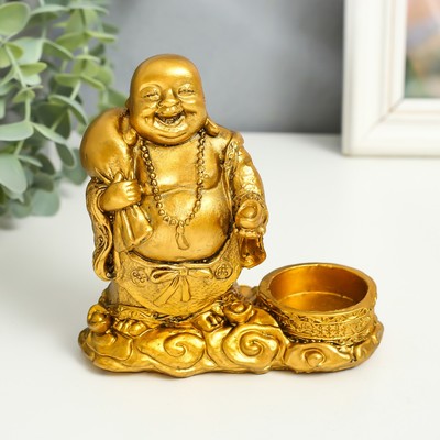 Фигурка-подсвечник на 1 свечу «Денежный Хотей», 12.5×5.5×13 см, МИКС